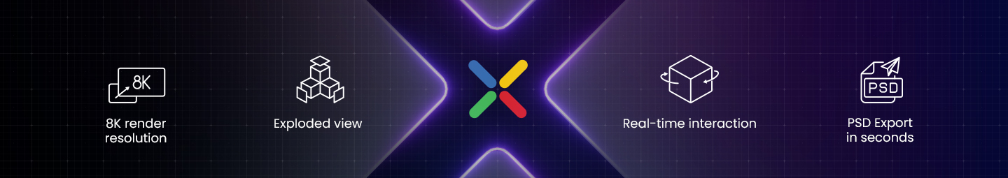 Studio<sup>X</sup>: 3D rendering platform built for designers, marketers, and product teams