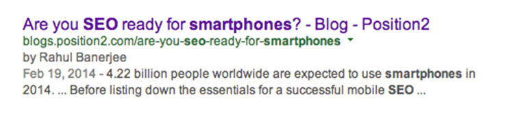 Are you SEO ready for smartphones