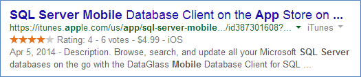 SQL server mobile