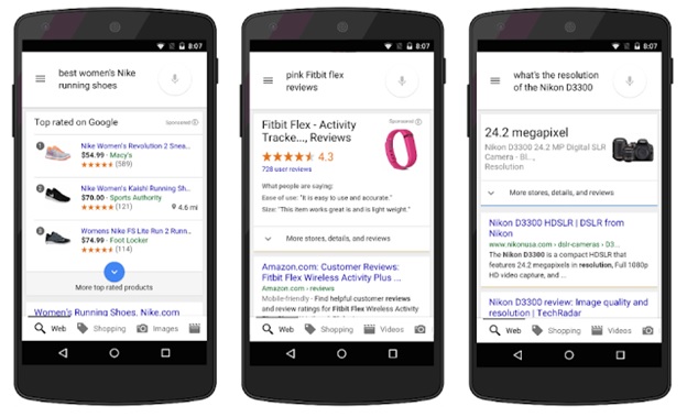 New Mobile Shopping Ad Formats For Voice Search